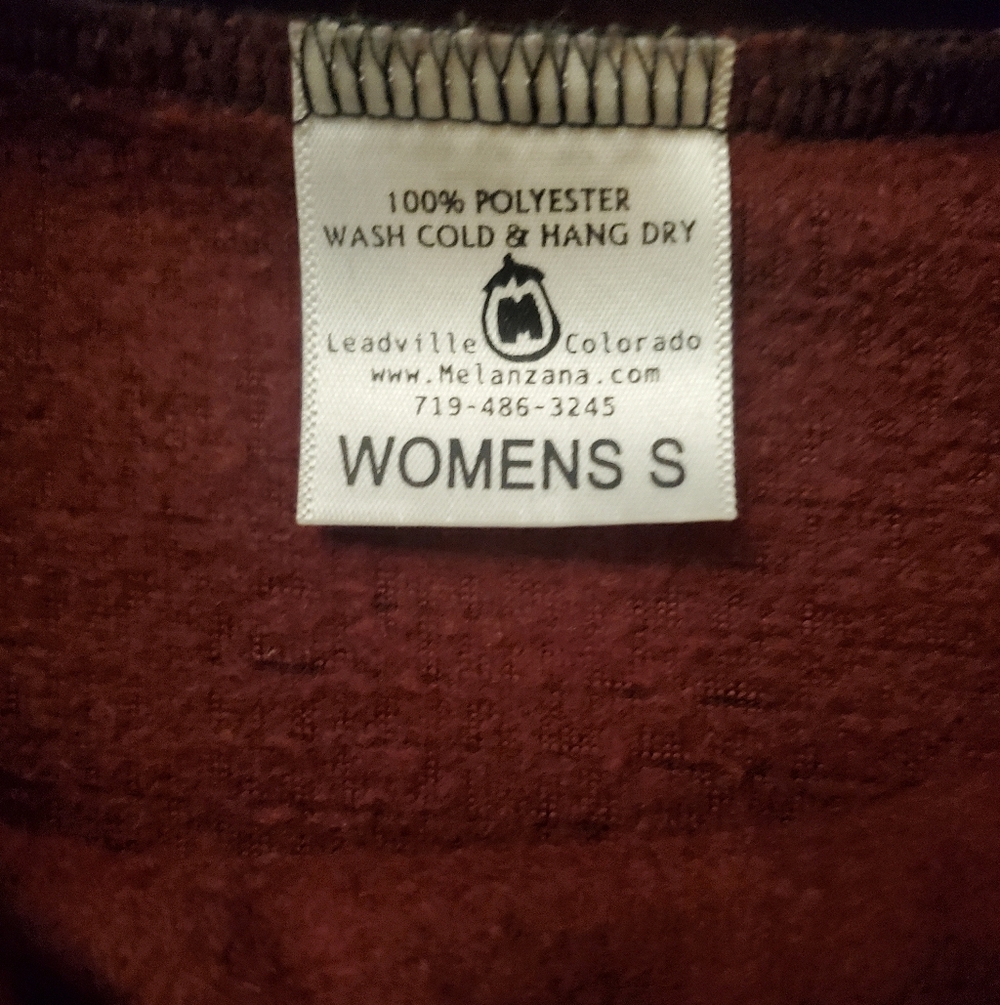 Melanzana Micro Grid Dress Small Port - Picture 2 of 4